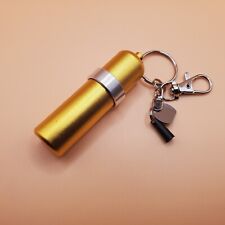 Mini Fuel Street Canister For Lighters Fuel Pot Travel Accessories, Gold Color picture
