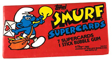 THE SMURFS SUPERCARDS (Topps 1982) Official PEYO WIDEVISION 56 Trading Card Set picture