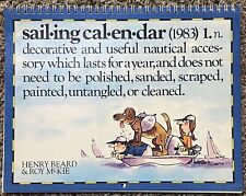 sail•ing cal•en•dar HENRY BEARD & ROY McKIE: 1983 Spiral Calendar picture