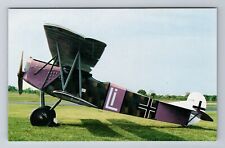 Fokker D. VII, Airplane, Transportation, Antique Vintage Souvenir Postcard picture