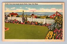 Cape Cod MA-Massachusetts, Cockle Cove, Joseph Lincoln Estate, Vintage Postcard picture