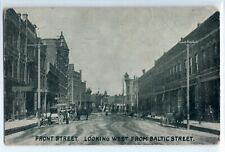 1911 Front Street looking west from Baltic Street, Missoula, Montana; postcard picture