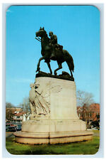 1962 Equestrian Statue of Stonewall Jackson at Charlottesville VA Postcard picture