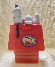 Vintage 1966 Snoopy On His House Coin Bank Chex Party Mix Sticker With Plug picture