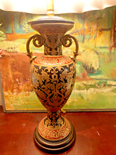 Gorgeous Bombay Co. Italian Gold Rococo - Enamel Gilded Urn - Table Lamp picture