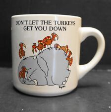 Sandra Boynton  Vintage Mug “Don't Let the Turkeys Get You Down” picture
