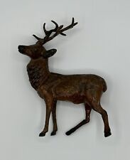 Antique Austrian Vienna Cold Painted Bronze Deer / Elk / Stag / Caribou NICE picture