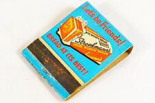 Stroehmanns Bread Unused 1940s Matchbook Cover Advertising UNSTRUCK picture