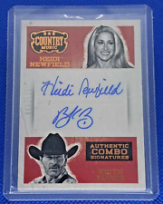 2014 Panini Country Music Burns & Newfield Combo Signatures Card #AC-HK /199 picture