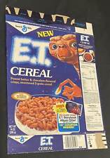 E.T. VINTAGE CEREAL BOX MICHAEL JACKSON OFFER GENERAL MILLS 1982 picture