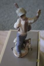 Lladro WEDNESDAY'S CHILD Boy with Guitar & Puppy 1992 Figurine #6015  Orig Box picture