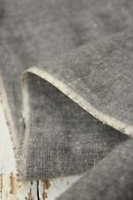 Vintage Fabric Gray SOFT brushed cotton material 1940's woven for clothing   picture
