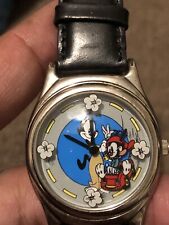 Working Vintage Animaniacs animated moving 3-D fossil warner brothers watch 1994 picture