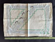 Rare 1930s Dionne Quints/Quintuplets Toddlers Collectible Antique Pillowcase picture