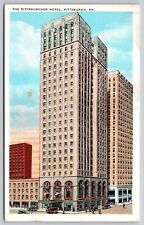 Pittsburgher Hotel Pittsburgh PA Pennsylvania WB Postcard UNP VTG Tichnor Unused picture