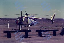 1977 35mm slide Hughes 500C Helicopter Near Jackson Hole Wyoming #1933 picture