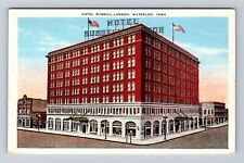 Waterloo IA-Iowa, Hotel Russel-Lamson, Advertising, Antique Vintage Postcard picture