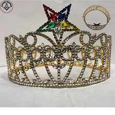 Masonic Associate Grand Matron Full head Style Crown Fix size Most favorite picture