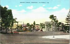 Postcard Orange Avenue Coronado California Silver Strand picture
