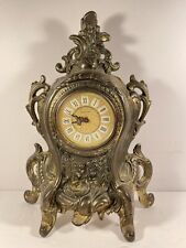 Antique West German made cast iron Mercedes table clock picture