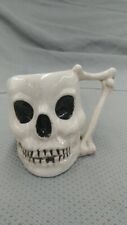 Vintage Sylva Ceramics Skull Mug Made In England C picture
