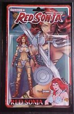 RED SONJA #1 1:10 ACTION FIGURE INCENTIVE VARIANT NM 2023 DYNAMITE picture