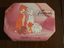 Disney ☆ The Aristocats 1970-1995 ☆ Commemorative 7 Pin Original Tin Box Set  picture