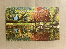 Postcard Montevideo Minnesota MN Scenic Greetings Church Fall Trees Colors picture