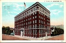 Vtg Johnstown Pennsylvania PA YMCA Building 1920s White Border Postcard picture