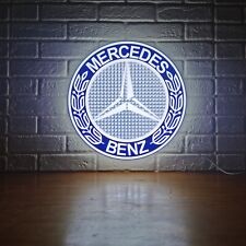 Mercedes Benz LED Lightbox - Stylish & USB-Powered - Home Decor, Man Cave Sign picture