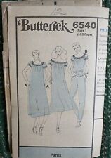 VTG Butterick 6540 BOHO Peasant Dress/Top Size 12 No Envelope UNCUT FF picture