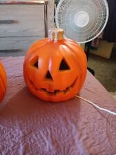 Vintage 1998 Paper Magic Group lighted Halloween Pumpkin, Tested picture