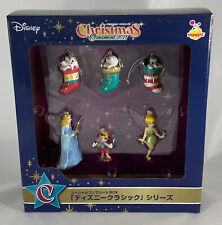 Disney Christmas 2021 Ornament Japan Happy Kuji C Prize Box Set 6 Ornaments picture