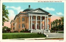 First Methodist Church, Americus, Georgia GA Postcard picture