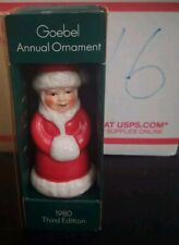 Goebel West Germany Vintage 1980 Third Edition Annual Ornament Mrs. Claus picture