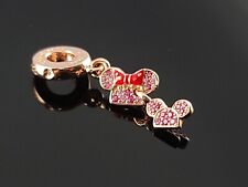 Disney Minnie Mouse Mom & Child Ear Hats Charm Pendant picture