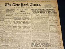 1918 JAN 25 NEW YORK TIMES - CHAMBERLAIN DECLARES WILSON MISINFORMED - NT 7937 picture