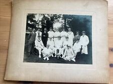 1920s Large Cabinet Card Photo Cricket Team Group Bromley 30x25cm picture
