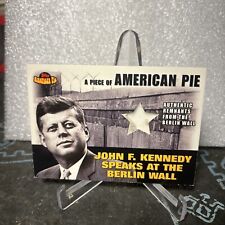 2001 Topps A Piece of American Pie - JFK Speaks at the Berlin Wall PAPM2 picture