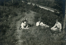 German Soldiers Wear Foliage Camo On Combat Helmets, WW2 Photo picture