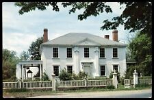 Postcard Chrome Lady Pepperrell House Kittery Point Maine picture