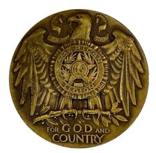 Vintage Bronze American Legion School Award Medal picture