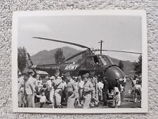 Vintage 1960 Sikorsky H-19 Helicopter Camp Casey Open House Photos 7th Div Korea picture