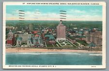 Airplane View Shelburne Dennis Marlborough Blenheim Atlantic City NJ Posted 1933 picture