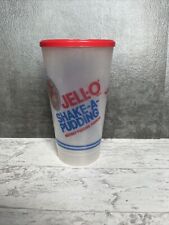 Vintage Jell-O Shake-A- Pudding Instant Pudding Plastic Shaker with Red Lid picture