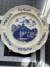 “Old Ship Meeting House” 1976 Commemorative Blue Plate Bicentennial picture