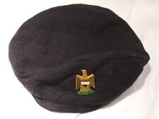 IRAQI Saddam military beret brass-gold Eagle Pin Badge Desert Storm vtg Uniform picture