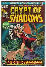 Marvel Crypt of Shadows #1 Comic Book 1973 Midnight On Black Mountain Don't Look picture