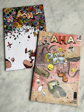 HAHA #4 Nice Set of 2 Variant Covers in NM (Image Comics, 2021) picture