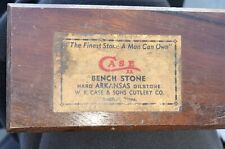 Case XX Bench Stone (late 70s/early 80s). Used Missing Part Of Wood Case picture